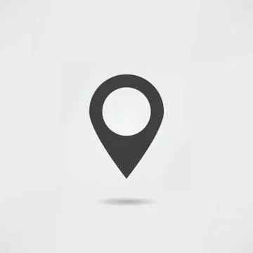 Map pointer gps location icon Stock Illustration