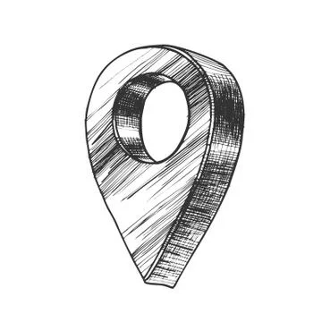 Map Pointer Gps Location Modern Symbol Vector Stockillustratie