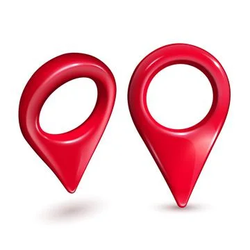 Map Pointer Gps Location Modern Symbol Set Vector Stock Illustration