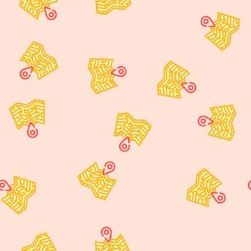 Map pointer gps vector seamless pattern Illustrazione stock