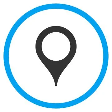 Map Pointer Icon Illustrazione stock