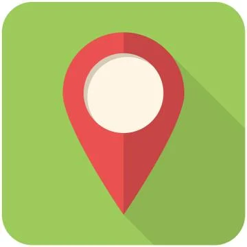 Map pointer icon Stock Illustration