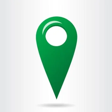 Map pointer icon Stock Illustration