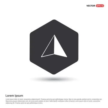 Map pointer icon Illustrazione stock