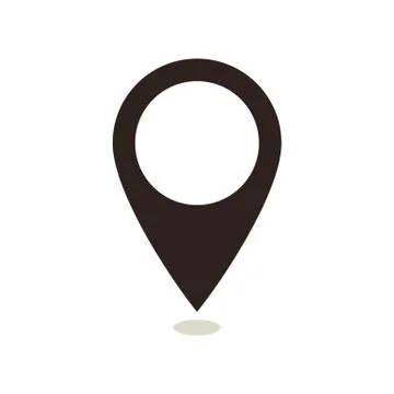 Map pointer icon Stock Illustration