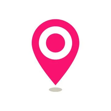 Map pointer icon Illustrazione stock