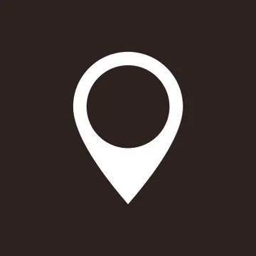 Map pointer icon Stock Illustration