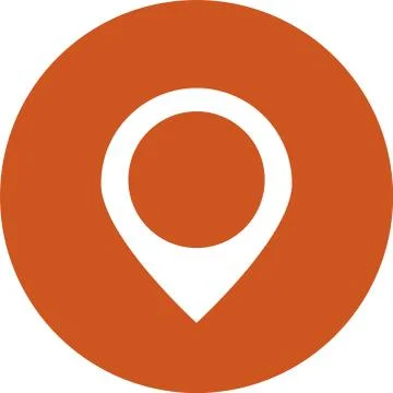 Map pointer icon illustration Ilustración de archivo