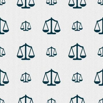 Map pointer icon sign. Seamless abstract background with geometric shapes. Stock Illustration