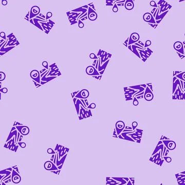 Map pointer location glyph vector seamless pattern Stock Illustration