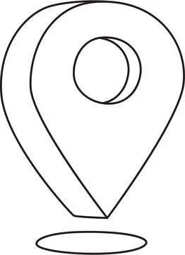 Map Pointer Location Pin Illustration Stock Illustration