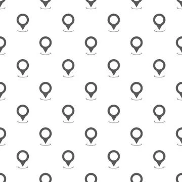 Map pointer pattern seamless 스톡 일러스트
