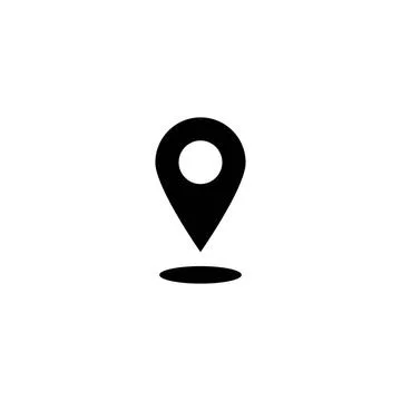 Map Pointer, Pin Marker, Position Mark Flat Vector Icon Map Pointer, Pin M... 스톡 사진