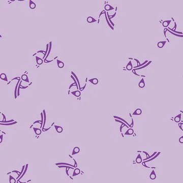 Map pointer place glyph vector seamless pattern Stock Illustration