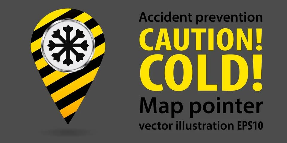 Map pointer. Safety information. Industrial design. Vector illustrations Stock Illustration