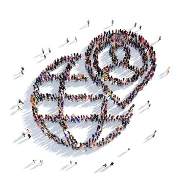 Map pointer shape globe 3D rendering Illustrazione stock