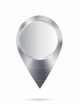 Map pointer template Stock Illustration