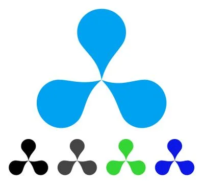 Map Pointers Flat Icon Stock Illustration