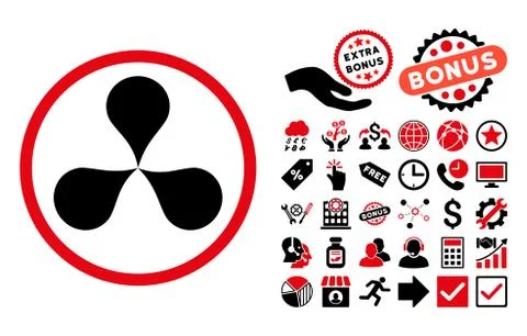 Map Pointers Flat Vector Icon with Bonus 스톡 일러스트