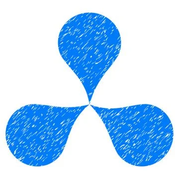 Map Pointers Grainy Texture Icon Stockillustratie