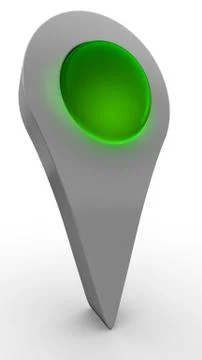 Map pointers. Stock Illustration