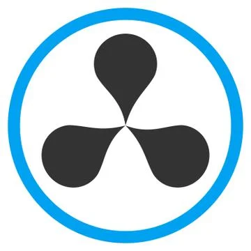 Map Pointers Rounded Icon Stock Illustration