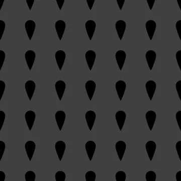 Map pointers web icon. flat design. Seamless gray pattern. Illustrazione stock