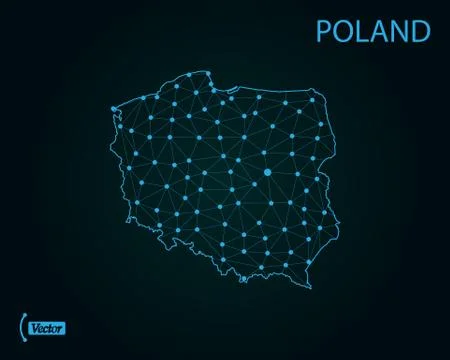 Map of Poland. Vector illustration. World map Stock Illustration