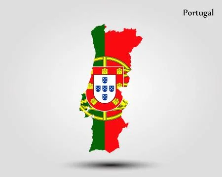 Map of Portugal Stock-Illustration
