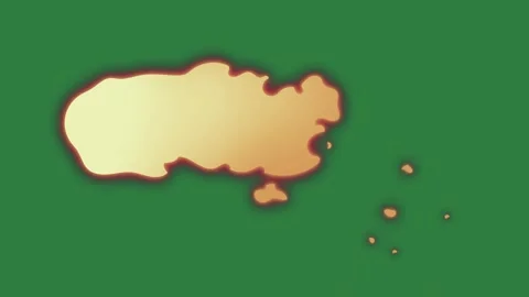Map Professional Isolated Green Screen Stock Video Stock Footage 338011912