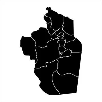 Map of Riyadh saudi arabia Stock Illustration