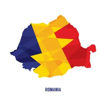 Map of Romania Vector Illustration Stock-Illustration
