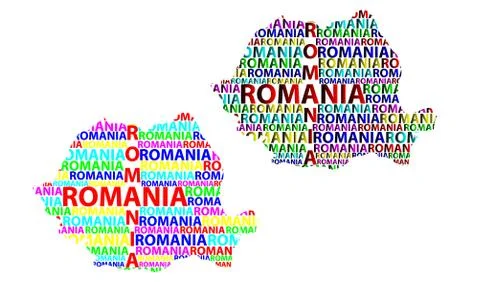 Map of Romania - vector illustration Stock-Illustration