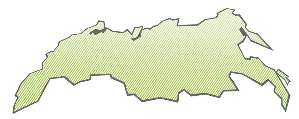 Map of Russia Stock Illustration