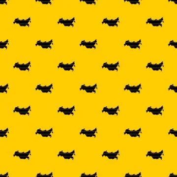 Map of Russia pattern vector Illustrazione stock