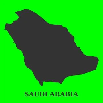 Map of Saudi Arabia vector 스톡 일러스트