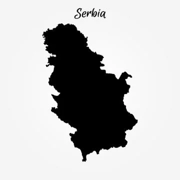 Map of Serbia Stock-Illustration