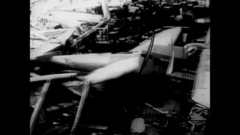 A map showing the path and channels of the Mississippi river in the 1930s Stock Footage 99410917