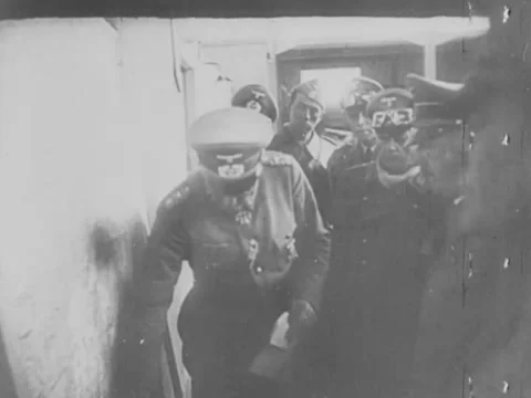 Map shown to Hitler Stock Footage 158185221