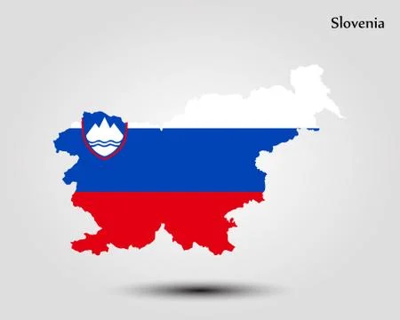 Map of Slovenia Stock Illustration