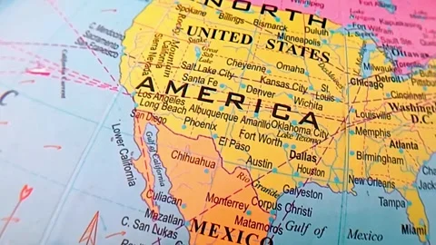 Map of South American Countries 스톡 동영상 329607616