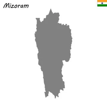 Map of state of India イラスト素材