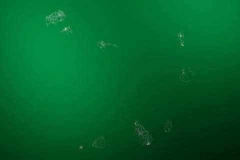 Map of the streets of Cape Verde made with white lines on abstract green back Stock Photos