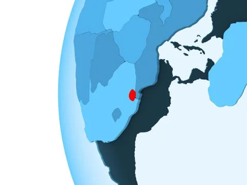 Map of Swaziland Illustrazione stock