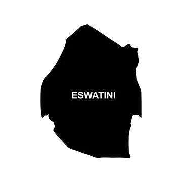 Map of swaziland region Stock Illustration