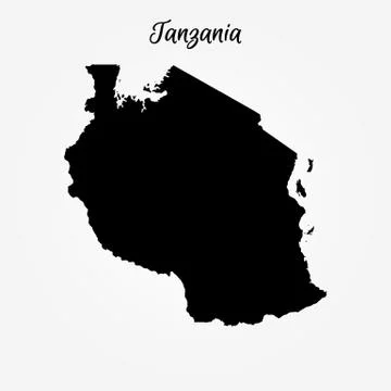 Map of Tanzania Stock-Illustration