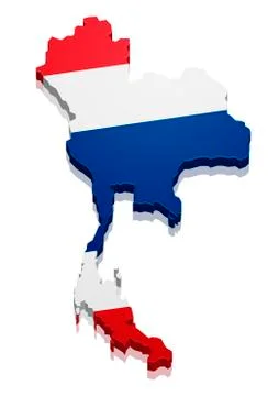 Map thailand Stock Illustration