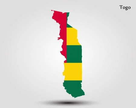 Map of Togo Stock Illustration