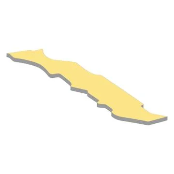 Map of Togo Stock Illustration