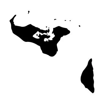 Map of Tonga region Stock Illustration